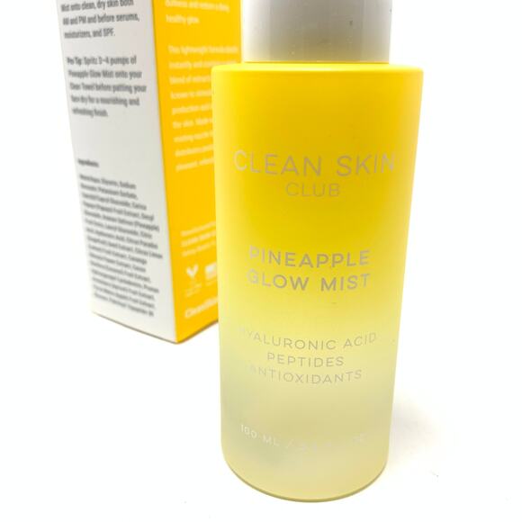 Clean Skin Club Pineapple Glow Mist Hyaluronic Acid Peptides Antioxidants 100 ml - Picture 6 of 7